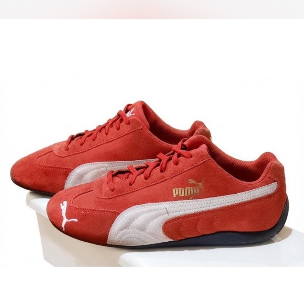 Puma Speedcat Red Suede Sneakers